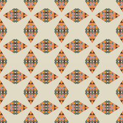 Navajo tribal vector seamless pattern. Native American ornament. Ethnic South Western decor style. Boho geometric ornament. Vector seamless pattern. Mexican blanket, rug. Woven carpet illustration