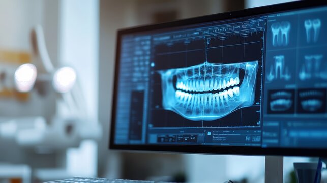 Digital Dental XRay Panoramic Image Analysis Software Technology