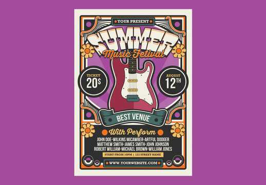 Retro 70's Summer Music Festival