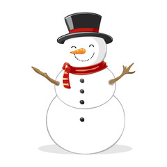 Snowman Sketch Christmas Celebration Decoration Winter Event Festival of X-Mas
