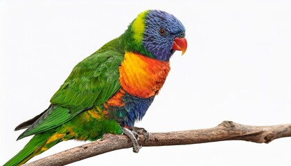 Naklejka premium red and yellow macaw