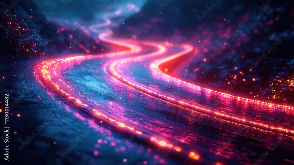 Poster digital transformation roadmap for technology integration in business models