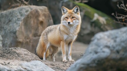 red fox in the wild