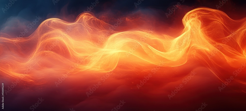 Poster abstract art soft focus warm hues gradient background ethereal light warm tones minimalist compositi