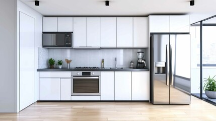 modern kitchen interior