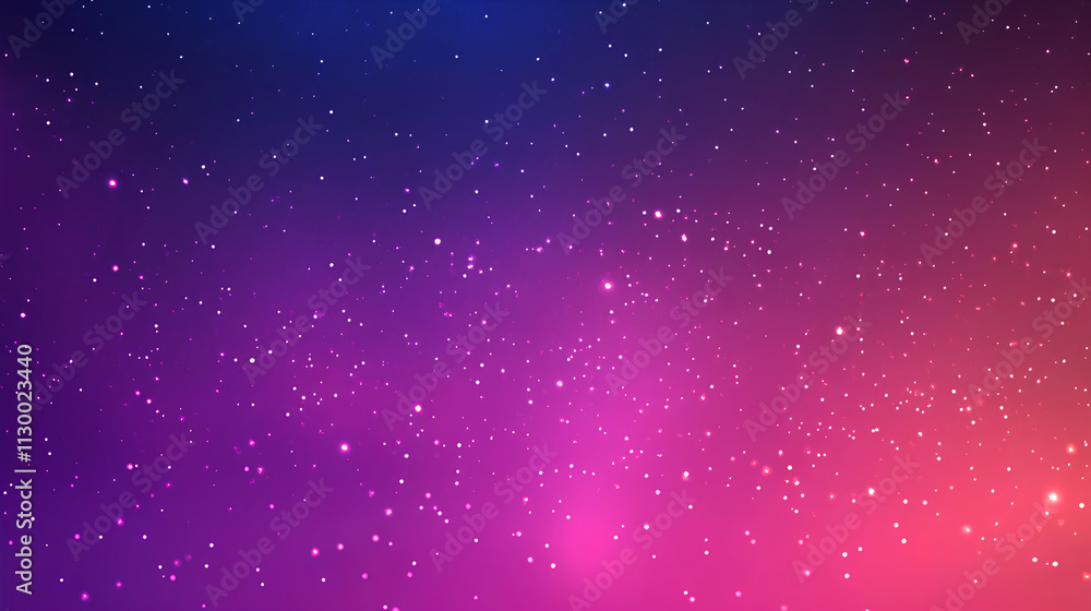 Poster starry galaxy background with space for text