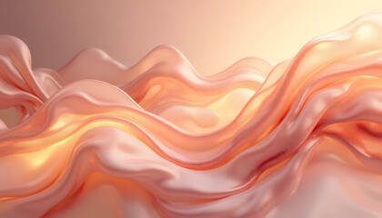 Fototapeta premium Abstract Rose Gold Marble with Organic Flow