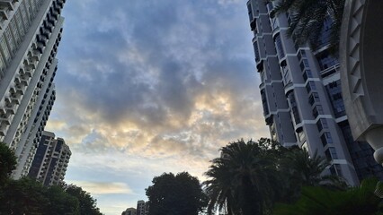 Blue Morning Sky In Singapore