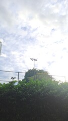 Blue Morning Sky In Singapore