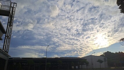 Blue Morning Sky In Singapore