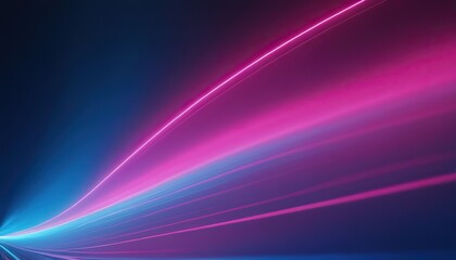 Fototapeta premium Vivid Neon Light Streaks in Motion During Night Time with Vibrant Colors