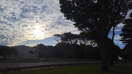Blue Morning Sky In Singapore
