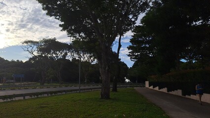 Blue Morning Sky In Singapore