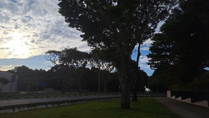 Blue Morning Sky In Singapore