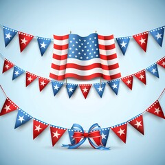 Obraz premium 4th of july independence day