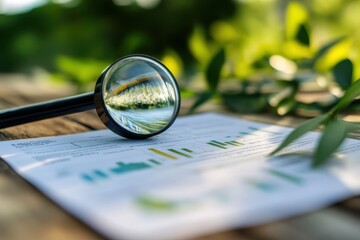 A corporate report highlighting ESG Environmental Social