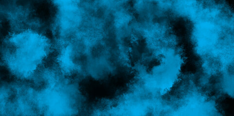 abstract blue Soft cumulus cloudscape sky, wet ink effect sky blue color watercolor, Aquarelle painted fresh and cloudy sky with clouds, Blue winter vector watercolor art background with clouds.