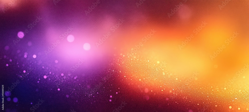Poster abstract background with soft bokeh warm orange and purple tones dreamy blurred gradient texture