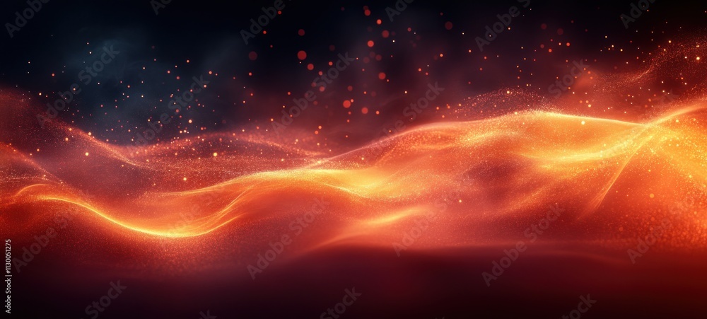 Poster abstract warm gradient background with soft focus noise texture warm hues orange red dark backdrop m