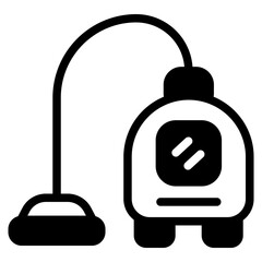 Obraz premium Vacuum cleaner Glyph Icon