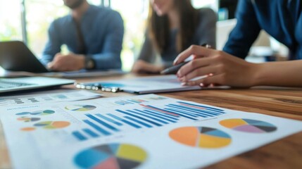 Consumers needs analysis with professionals discussing market demands and consumer preferences