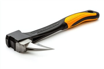 Obraz premium A sturdy claw hammer with a metallic head