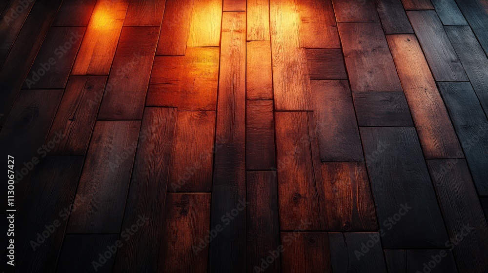 Poster high resolution wooden flooring texture rustic aesthetic warm grain surface seamless pattern illustr