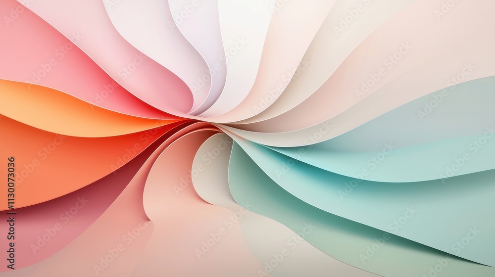 Poster colorful abstracts swirling blend of vibrant colors, creating a dynamic and energetic abstract compo