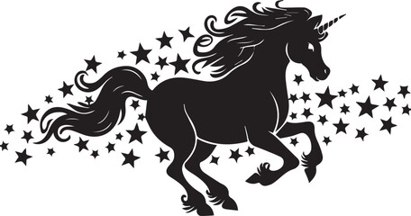 Unicorn vector For Print, Unicorn vector Clipart, Unicorn vector Illustration