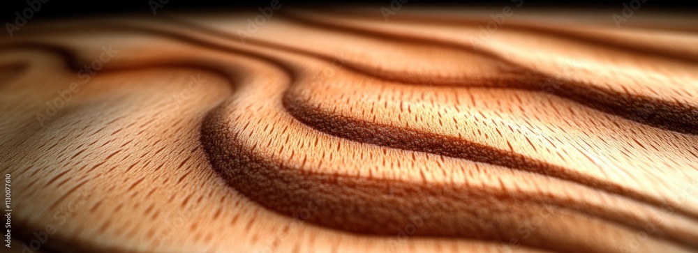 Poster Light Maple Wood Texture Minimalist Natural Background Grain Patterns Smooth Finish
