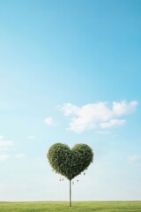 Celebration of Goodwill Under a Heart-Shaped Tree Joy of Christmas and Thanksgiving