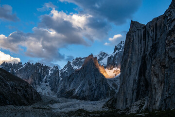 Sunset in the gorgeous Nangma Valley (Yosemite of Pakistan), Kanday, Baltistan, Pakistan