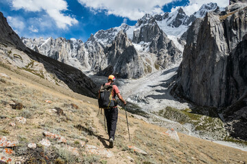 Trekking in the beautiful Nangma Valley (Yosemite of Pakistan), Kanday, Baltistan, Pakista