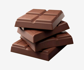 Chocolate Bars 3D Illustration