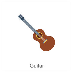 Naklejka premium Guitar