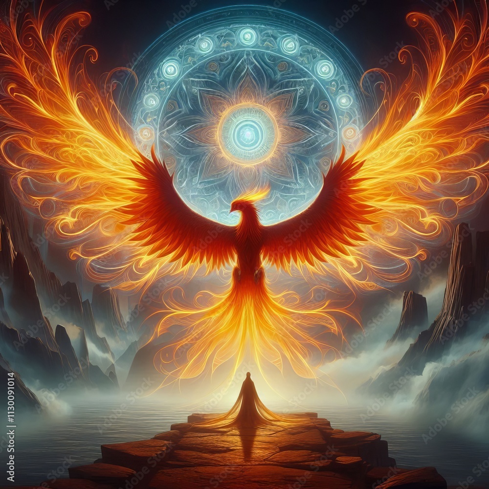 Poster the mystical journey of the phoenix a phoenix must learn to cont