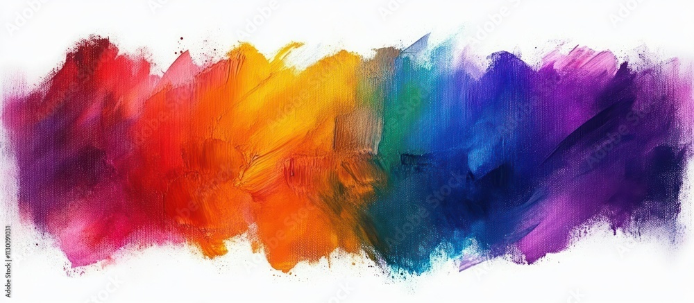 Poster abstract expressionism colorful crayon scribble texture with vibrant brush strokes and dynamic compo