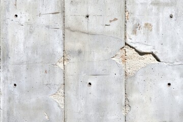 Weathered Concrete Wall Texture with Cracks and Pockmarks,Showing Signs of Age and Wear, Industrial Aesthetic for Background, Design and Art Projects