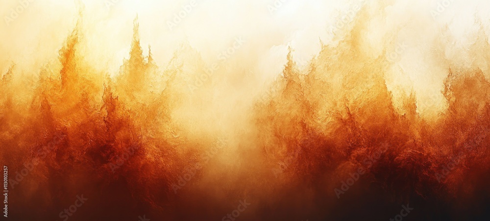 Aufkleber warm golden gradient background abstract light diffusion soft texture