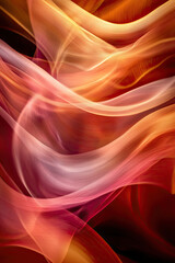 Obraz premium Abstract wave of light flowing smoothly, representing the ease of a healthy life