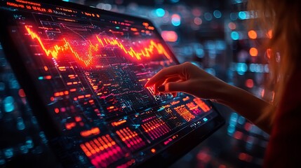 Corporate Financial Reporting with Real Time Holographic Data Analytics Dashboard