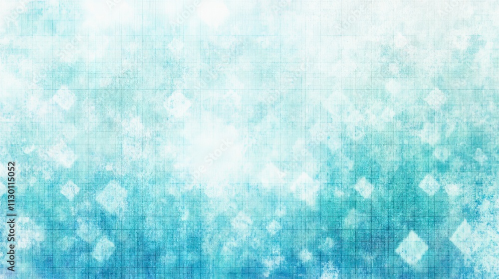 Poster abstract background in soft blue with subtle textures and shapes