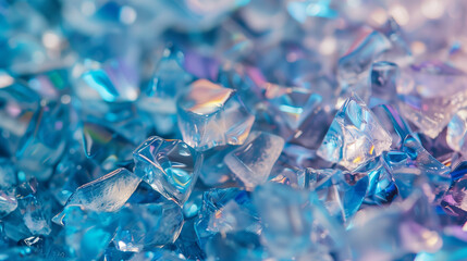 close up of blue flower petals