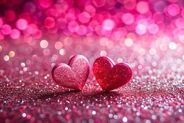 Fototapeta premium hearts background