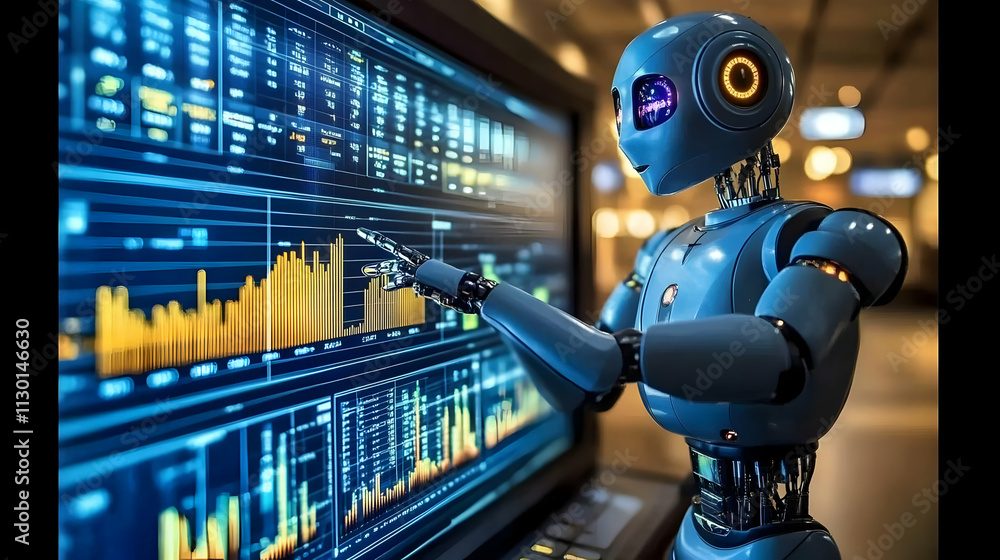 Poster robots analyze market data efficiently now