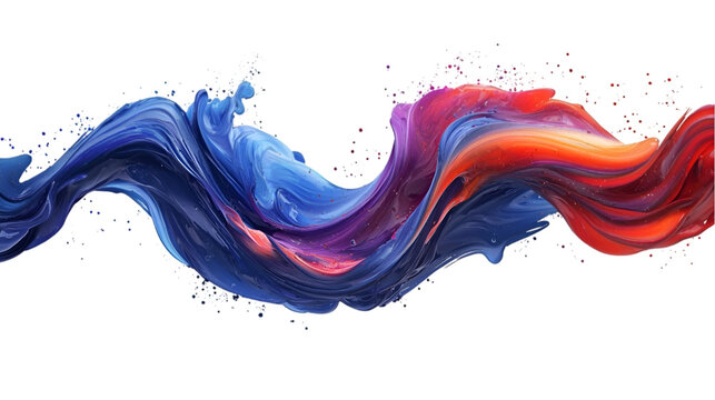 Vivid Abstract Swirl Design with Bright Colors in Fluid Motion