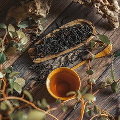 Delight in the Aromatic Black Tea infused with Natural Elements for a Truly Calming Experience