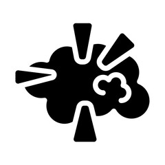 Obraz premium Bam Solid Icon