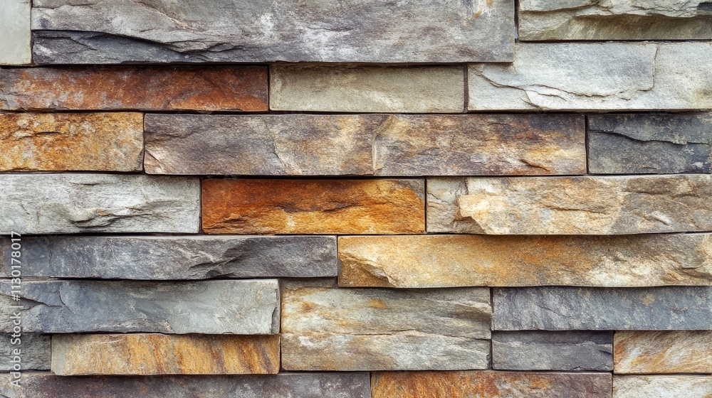 Poster weathered stone wall texture featuring varied color tones ideal for backgrounds and design projects