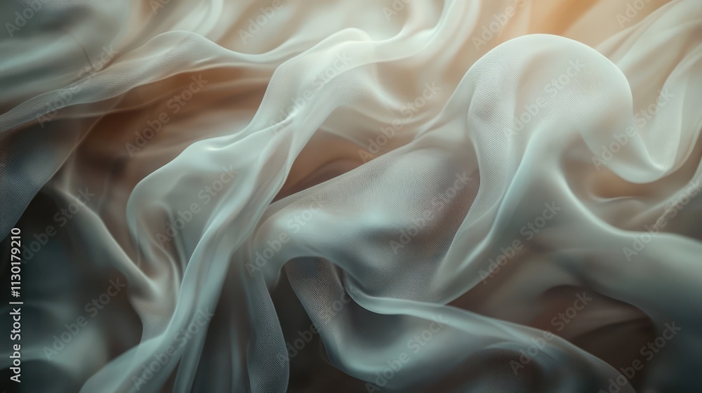 Poster soft flowing fabric texture elegant blurred background for design and presentations